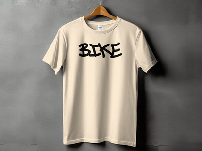 Stylish Casual White Bike Graphic T-Shirt product