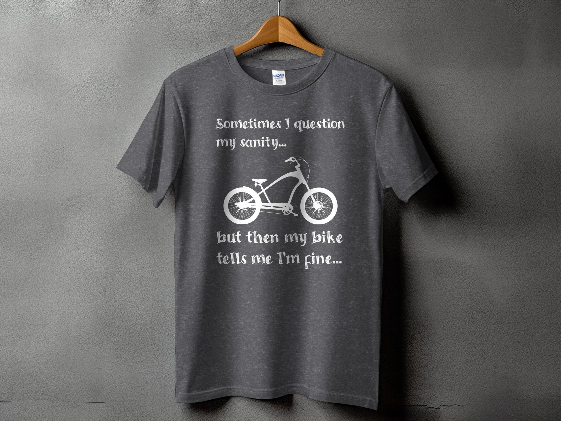 Sometimes I Question My Sanity Bike T-shirt product