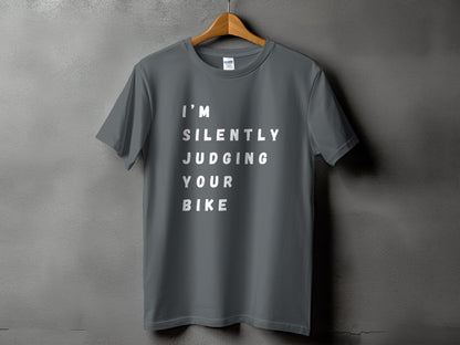 Silently Judging Your Bike Statement T-shirt product