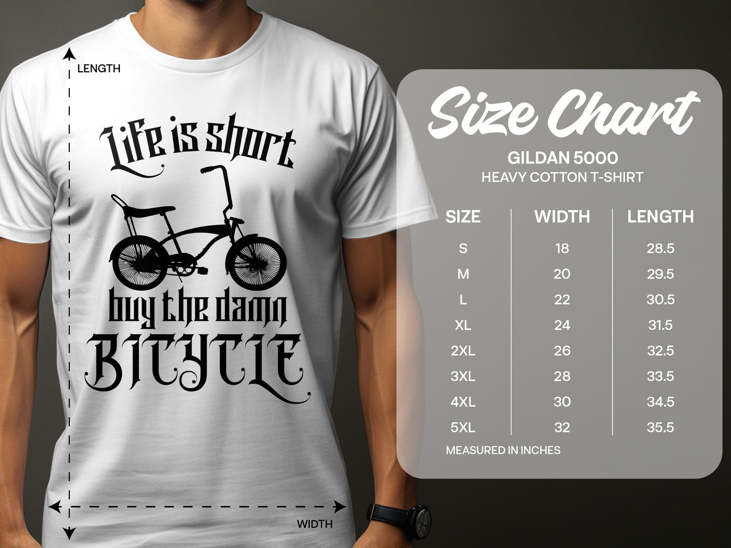 Life Is Short Buy the Dang Bicycle T-Shirt product type
