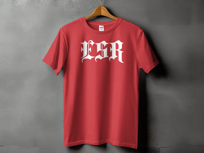 LSR Bold Design Red Graphic Tee Shirt Product