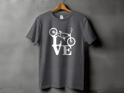 Bicycle Love Printed Graphic Unisex T-shirt product type