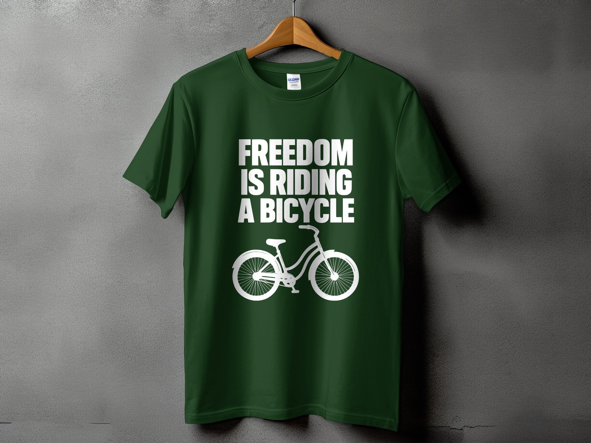 Freedom Is Riding a Bicycle T-Shirt product type