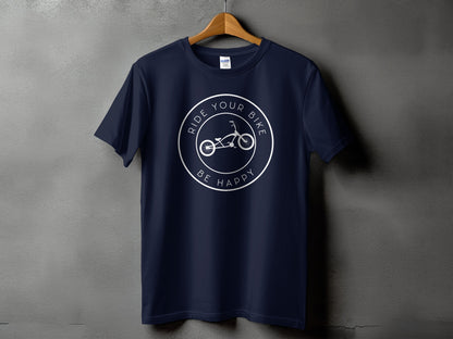 Ride Your Bike Be Happy Graphic T-Shirt product type