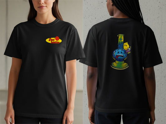 Pac-Man Theme Black Graphic Unisex T-Shirt product