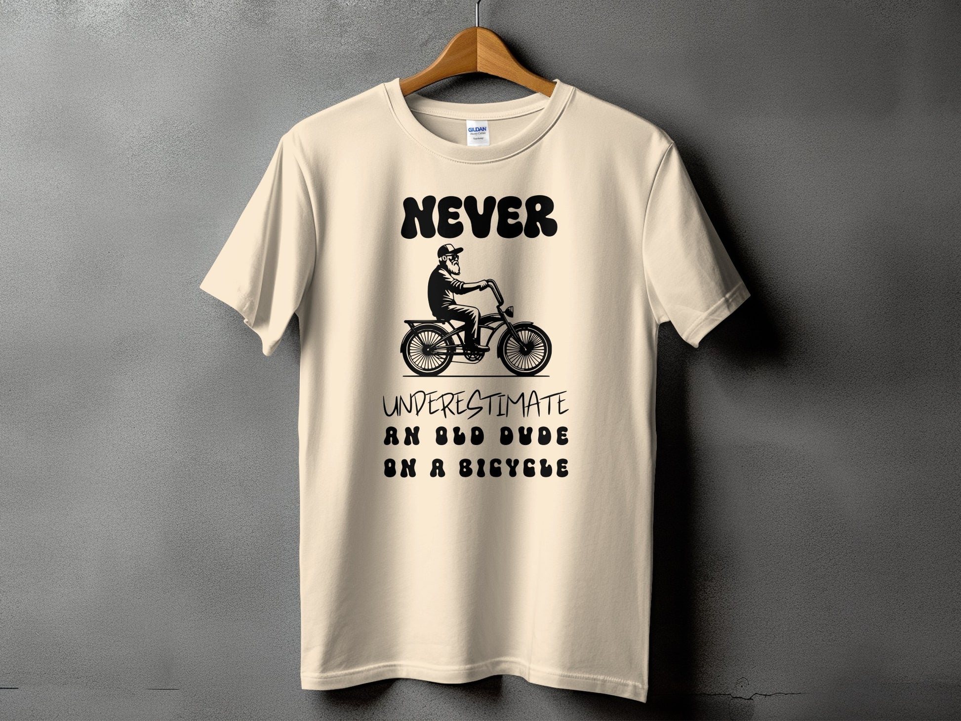 Never Underestimate An Old Dude On Bicycle product type