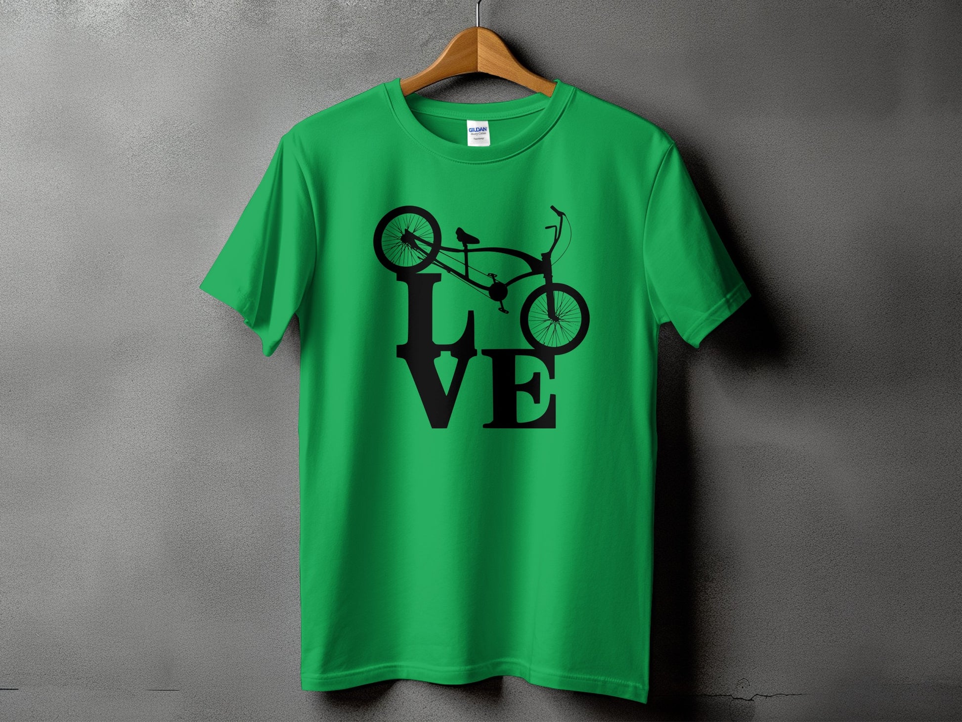 Love Bicycle Graphic Design T-Shirt apparel product