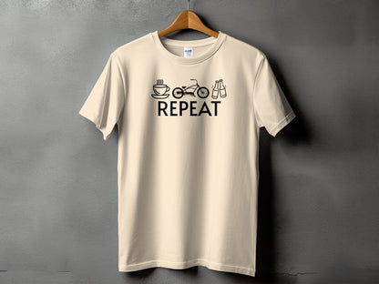 Coffee Cycling Repeat Graphic T-shirt product type