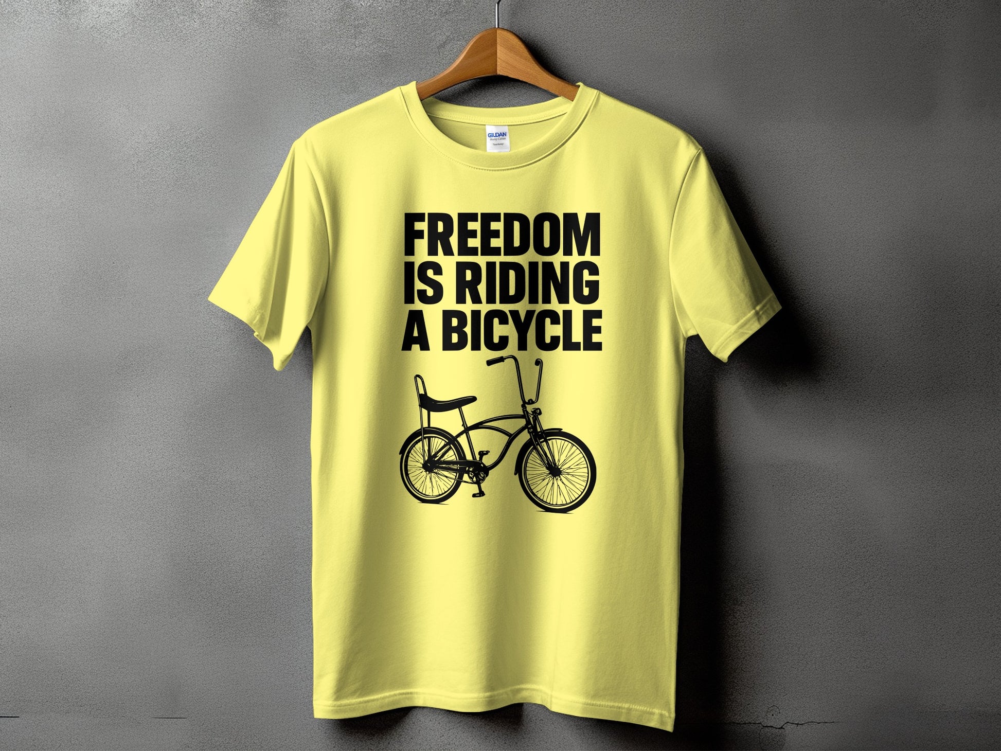Freedom Is Riding A Bicycle Graphic Tee product
