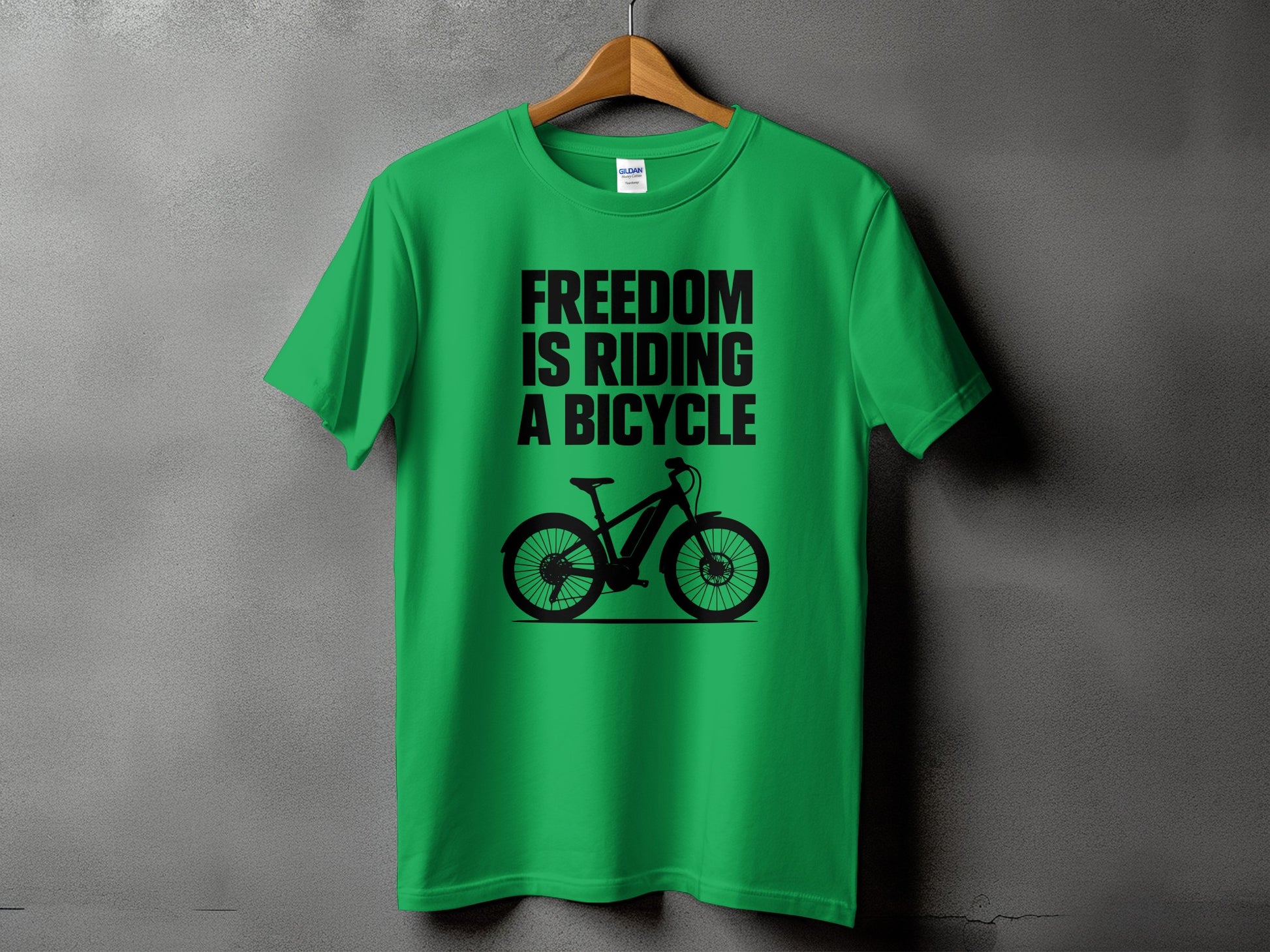 Freedom Is Riding A Bicycle Graphic Tee product