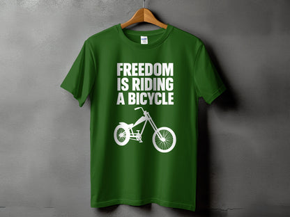 Freedom Is Riding A Bicycle T-shirt product type