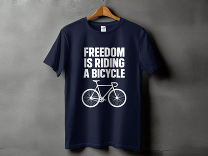 Freedom is Riding a Bicycle T-shirt product type