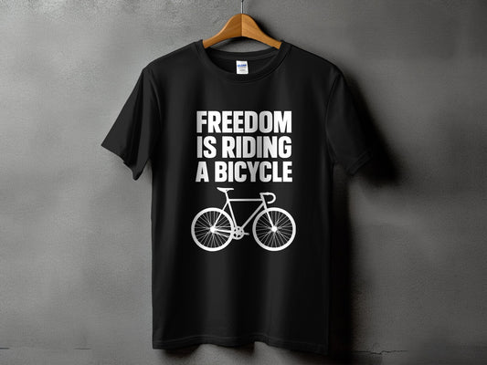 Freedom Is Riding A Bicycle Graphic T-Shirt product