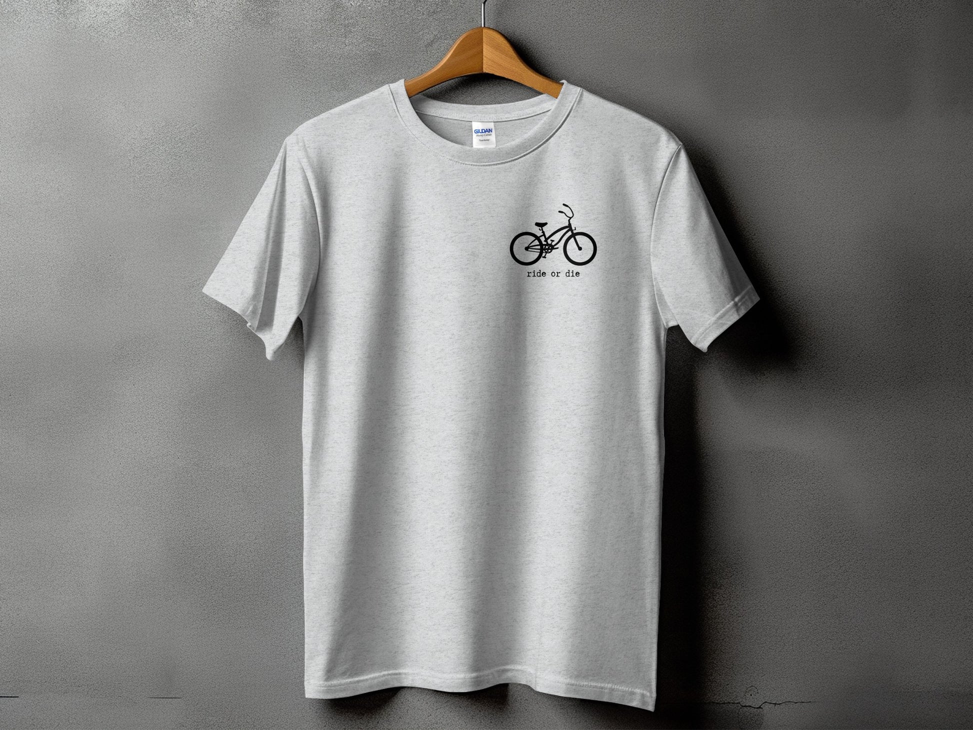 Ride or Die Graphic Bicycle Tee Shirt product
