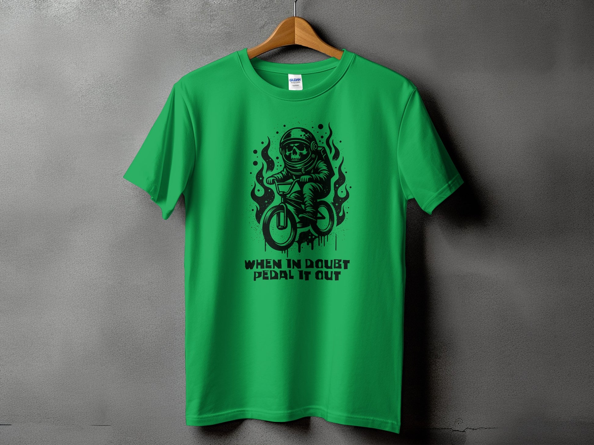 When in Doubt Pedal it Out Space Theme Shirt product