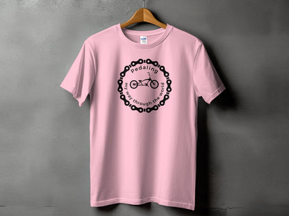 Pedaling My Way Through The World T-Shirt product type