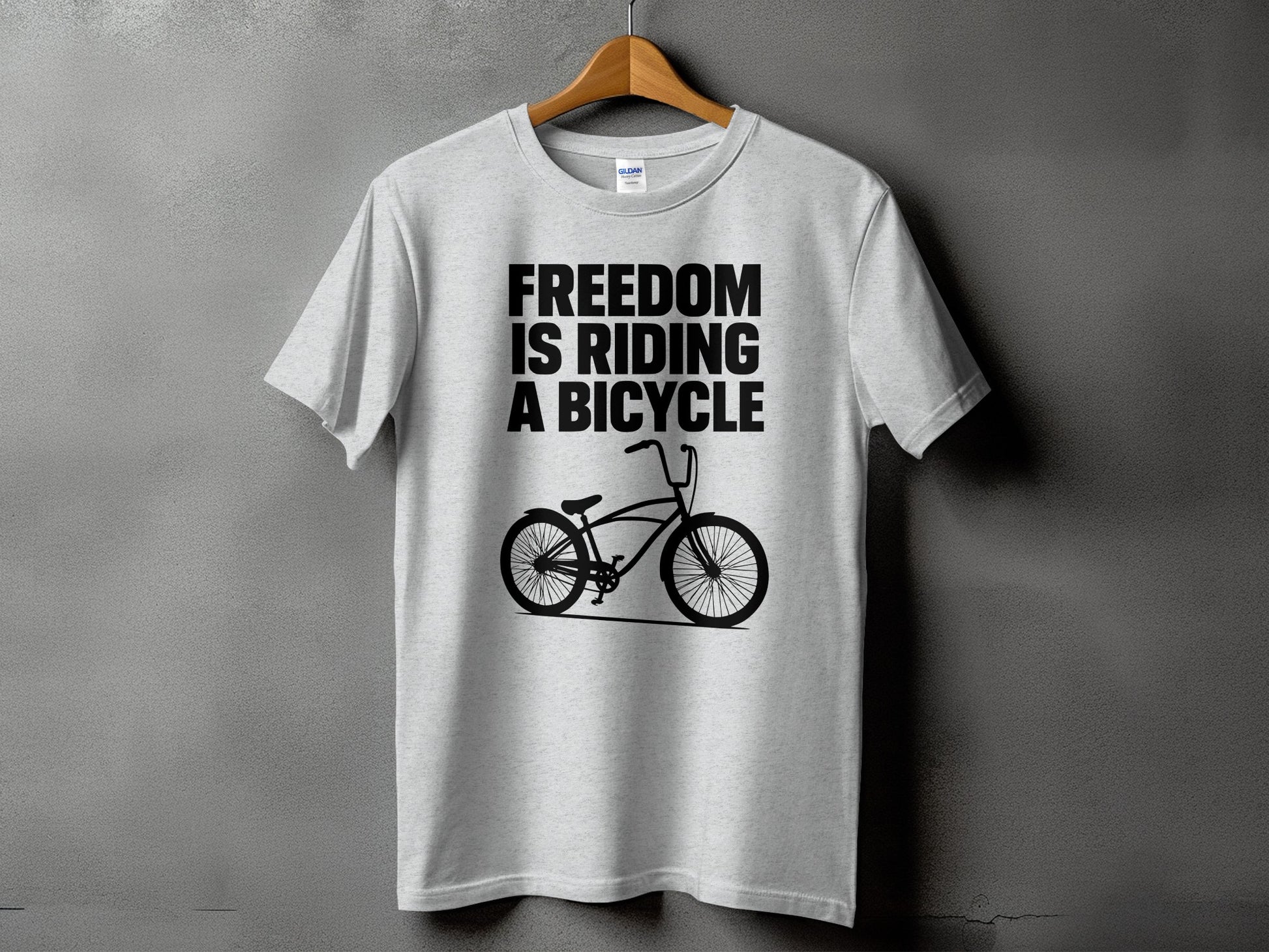 Freedom Is Riding A Bicycle Graphic T-Shirt product