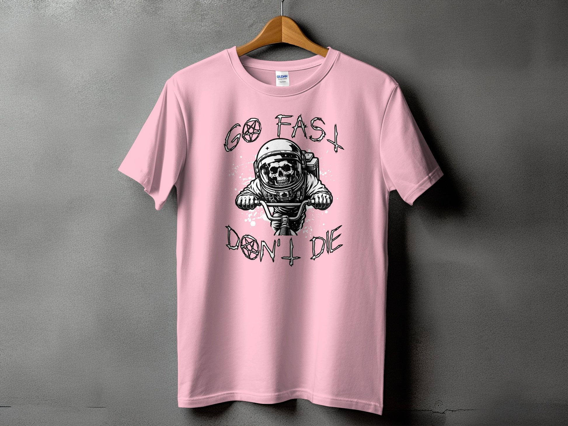 Go Fast Don't Die Space Suit Graphic T-Shirt product