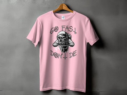 Go Fast Don't Die Space Suit Graphic T-Shirt product