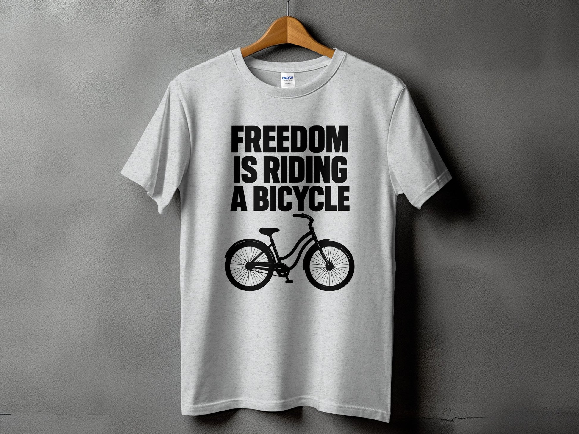 Freedom Is Riding a Bicycle T-shirt product type