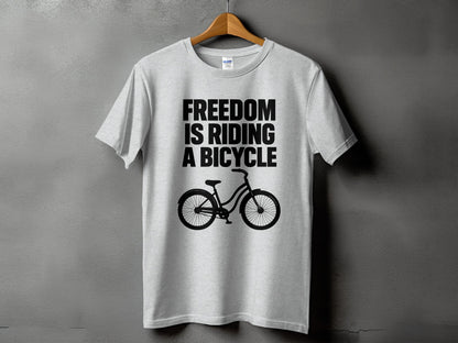 Freedom Is Riding a Bicycle T-shirt product type