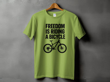 Freedom Is Riding A Bicycle T-Shirt product type