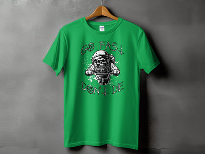 Go Fast Don't Die Astronaut Graphic Tee product