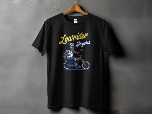 Lowrider Bicycles Skeleton Rider Graphic T-Shirt product