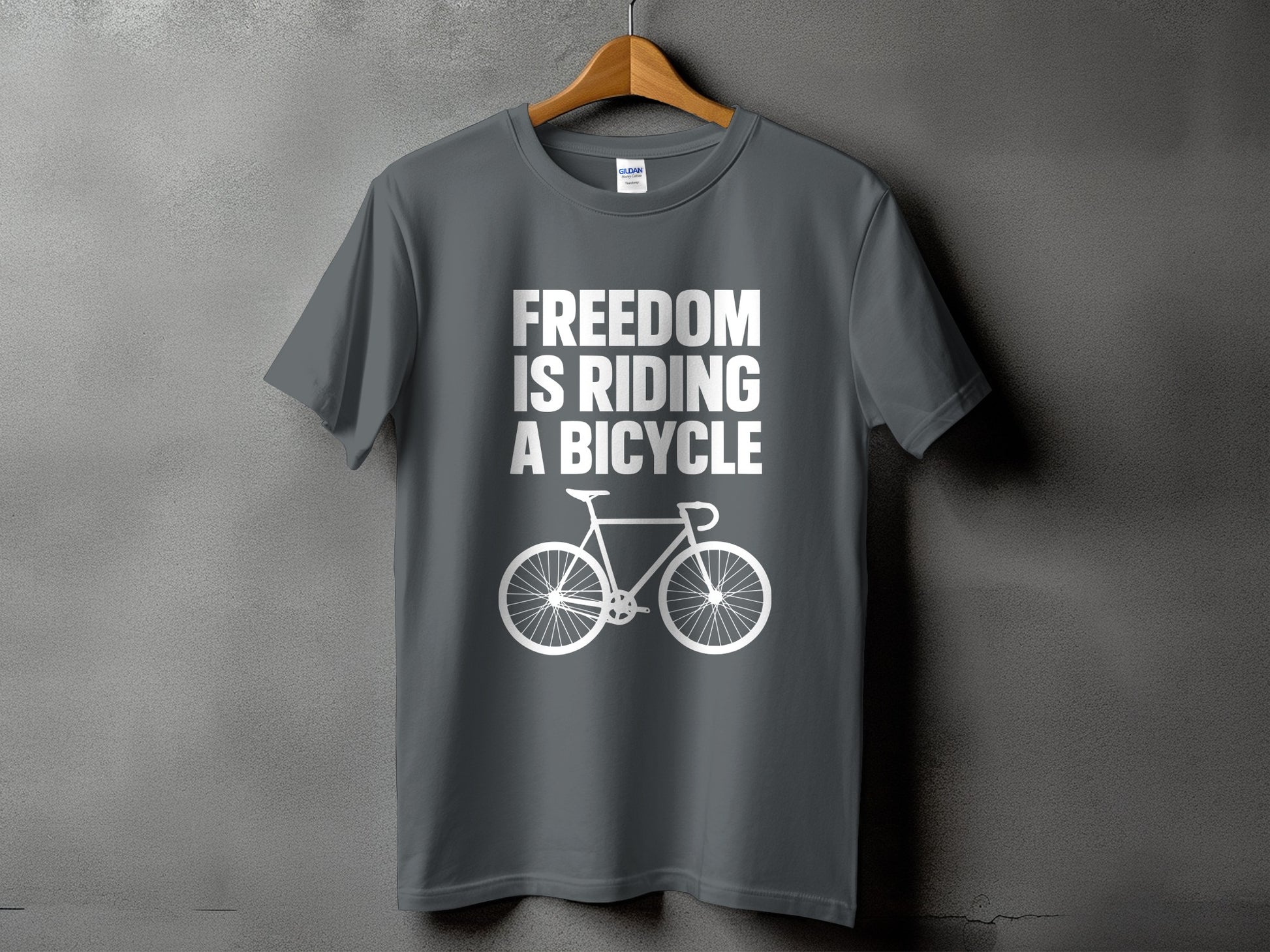 Freedom is Riding a Bicycle T-Shirt product