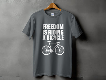 Freedom is Riding a Bicycle T-Shirt product