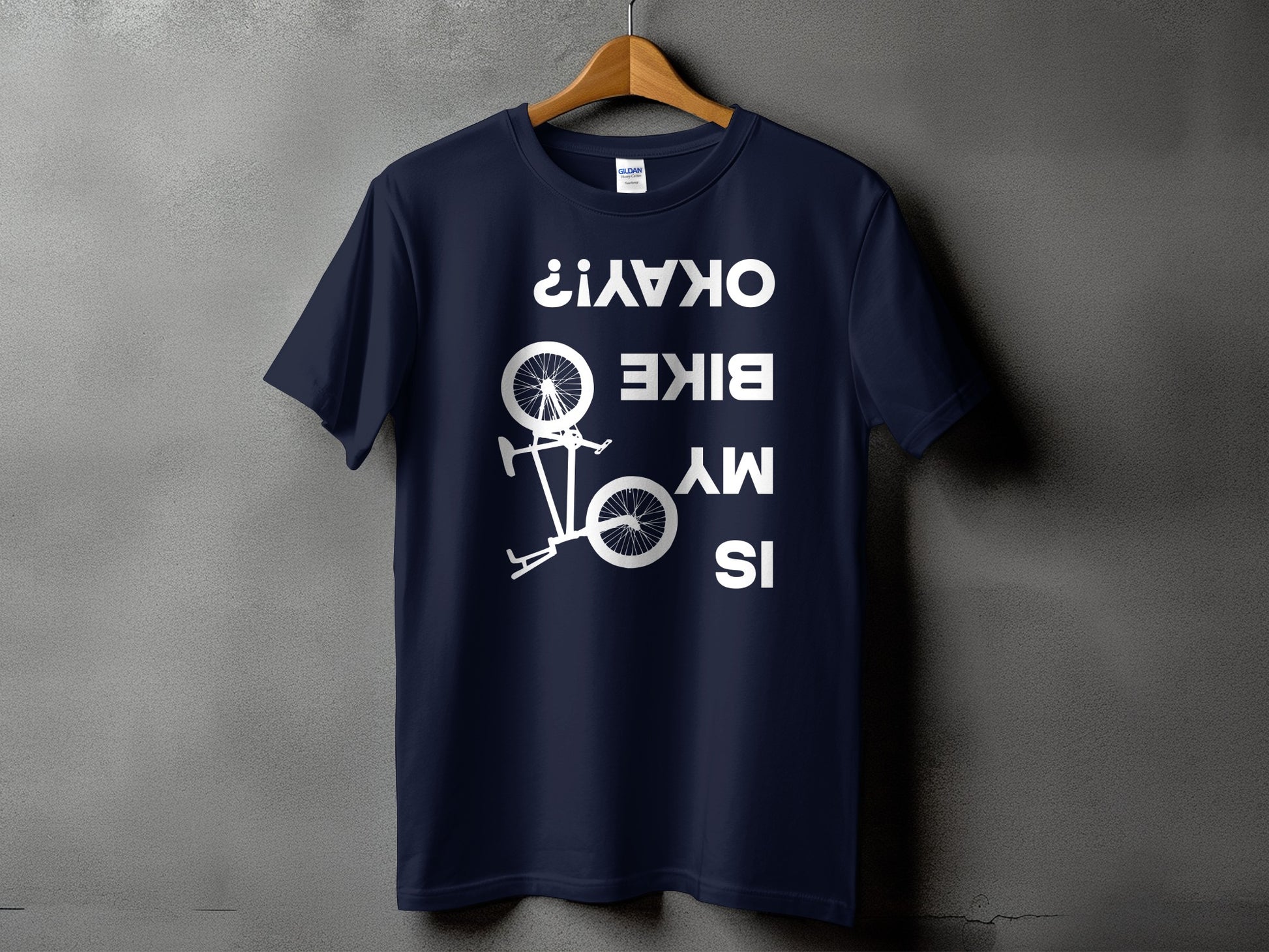 Is My Bike Okay Printed Casual Bicycle Tee product