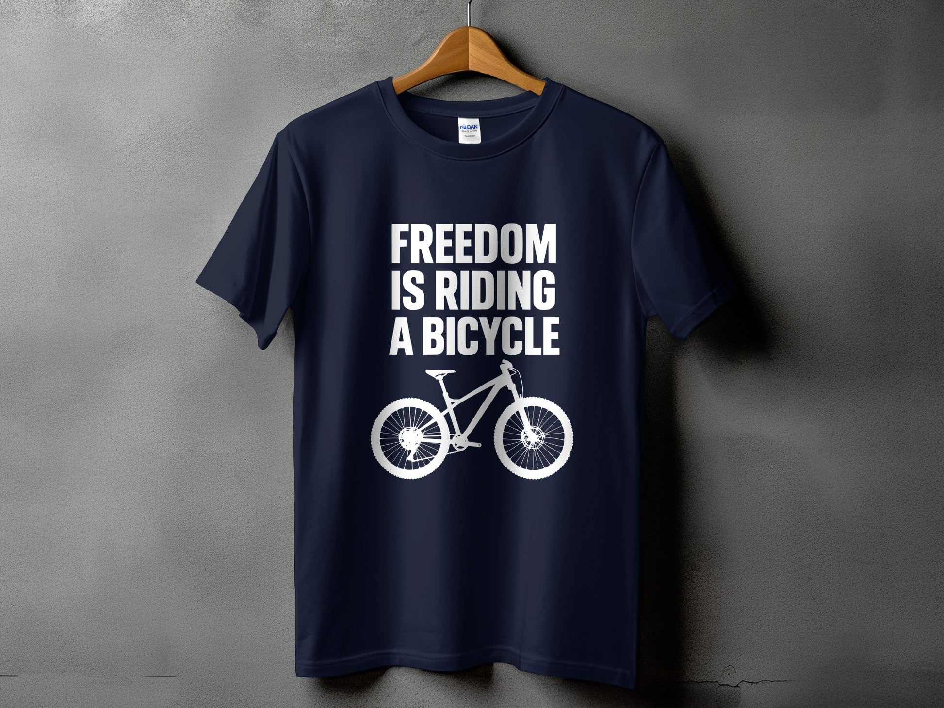 Freedom is Riding a Bicycle Graphic T-Shirt product