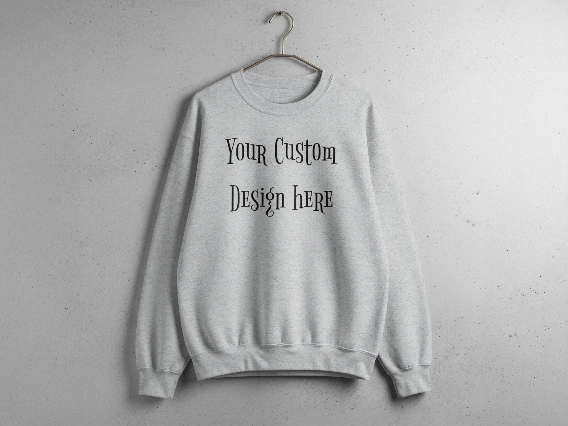 Personalized Custom Design Unisex Crewneck Sweater product type