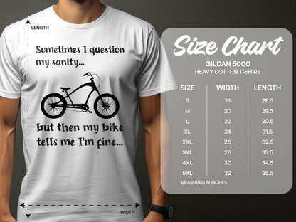 Sometimes I Question My Sanity Graphic T-Shirt Product