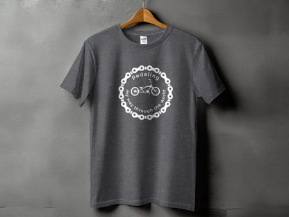Pedaling through the world bike chain graphic product type