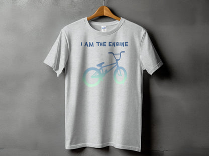 I Am The Engine Bicycle Graphic Printed T-Shirt product type