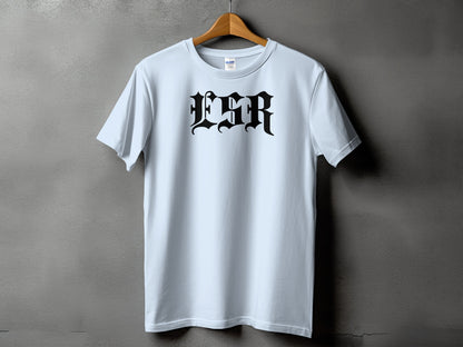 Stylish White T-shirt with Bold FSR Design product type
