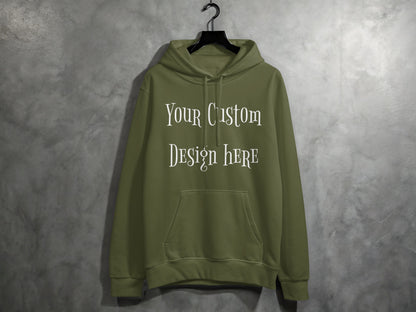 Personalized Hooded Sweatshirt Your Custom Design Product