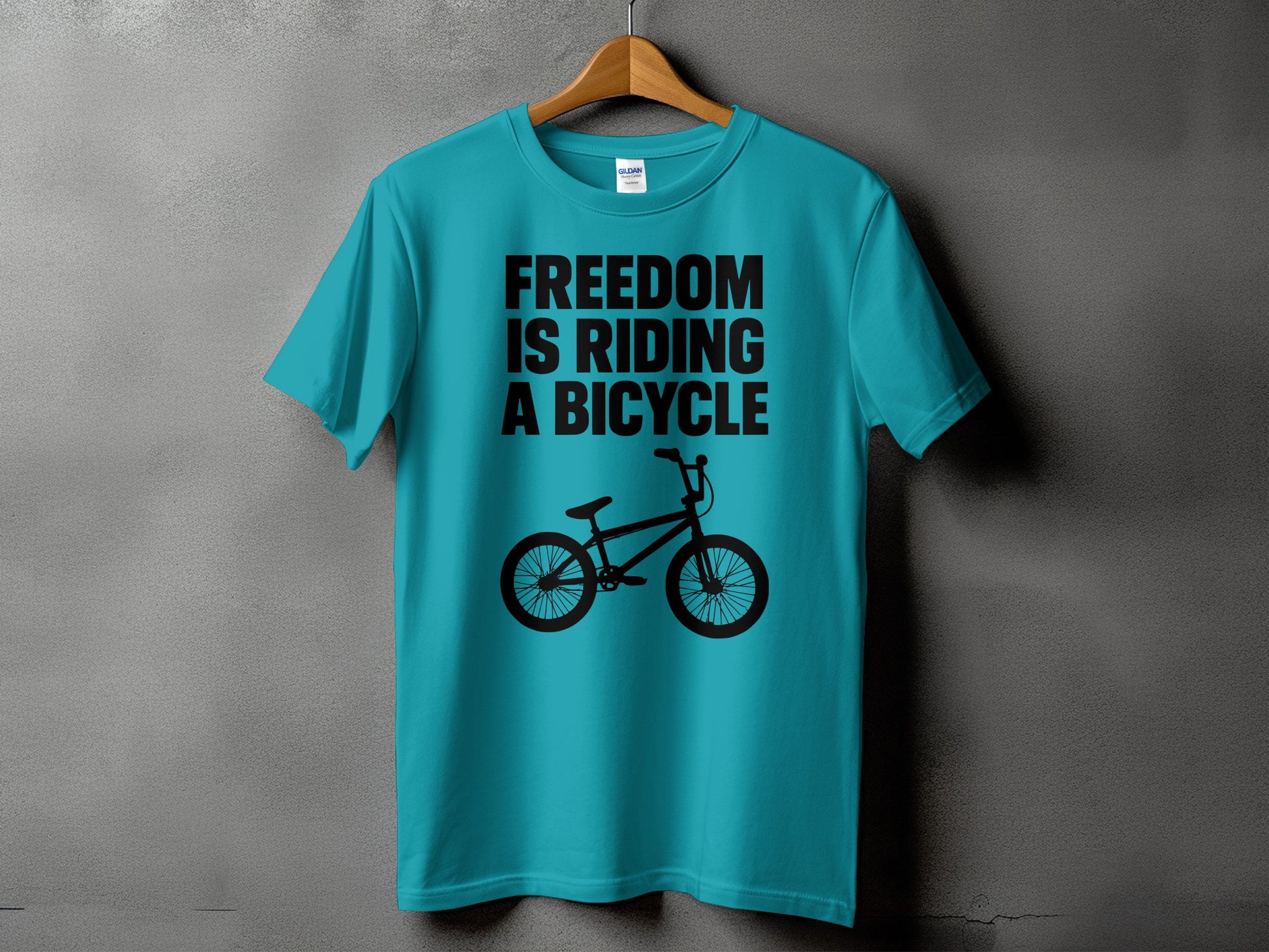 Freedom Is Riding A Bicycle Graphic T-shirt product