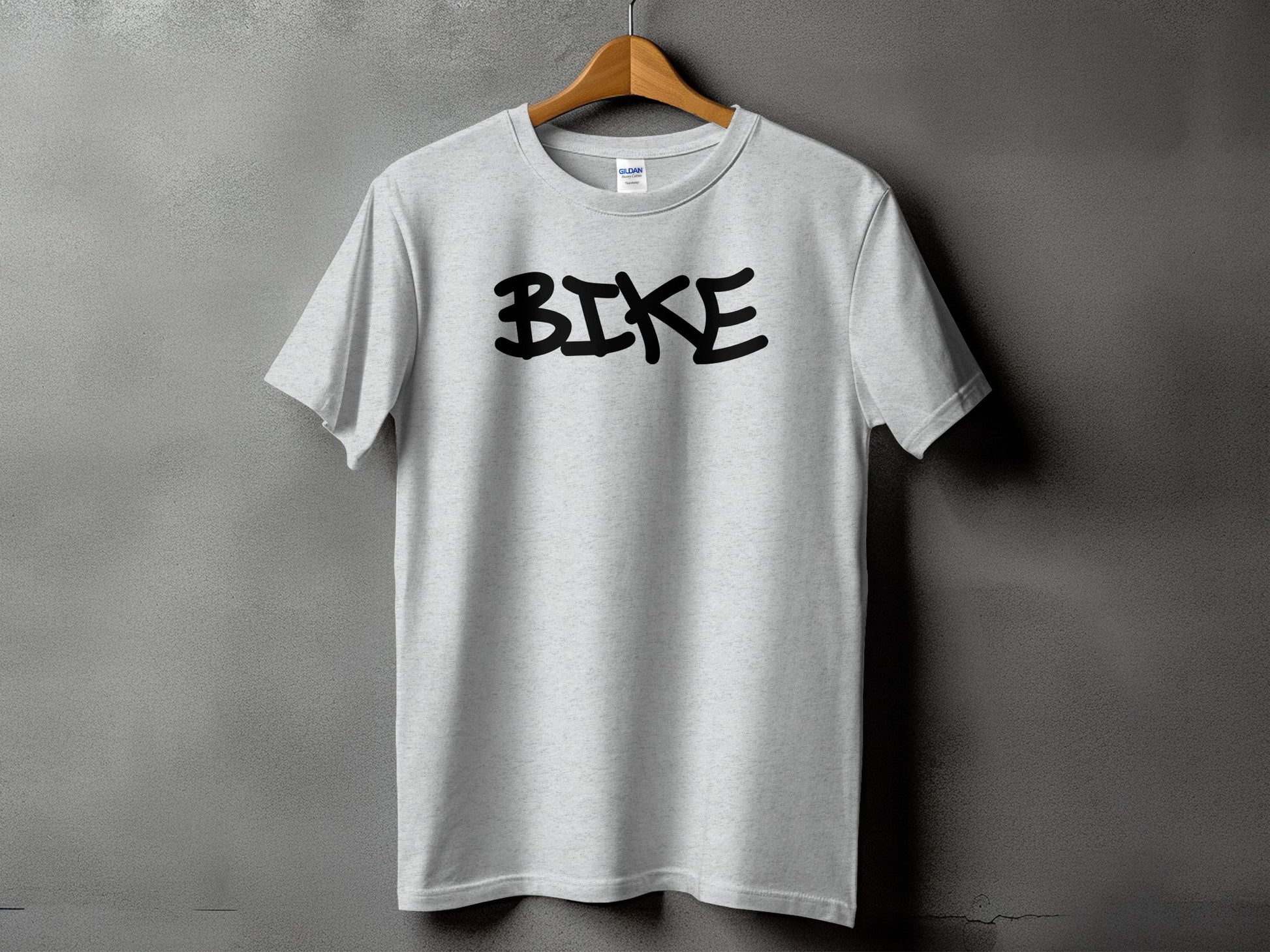 Casual Graphic Tee Bike Design Apparel Product Type