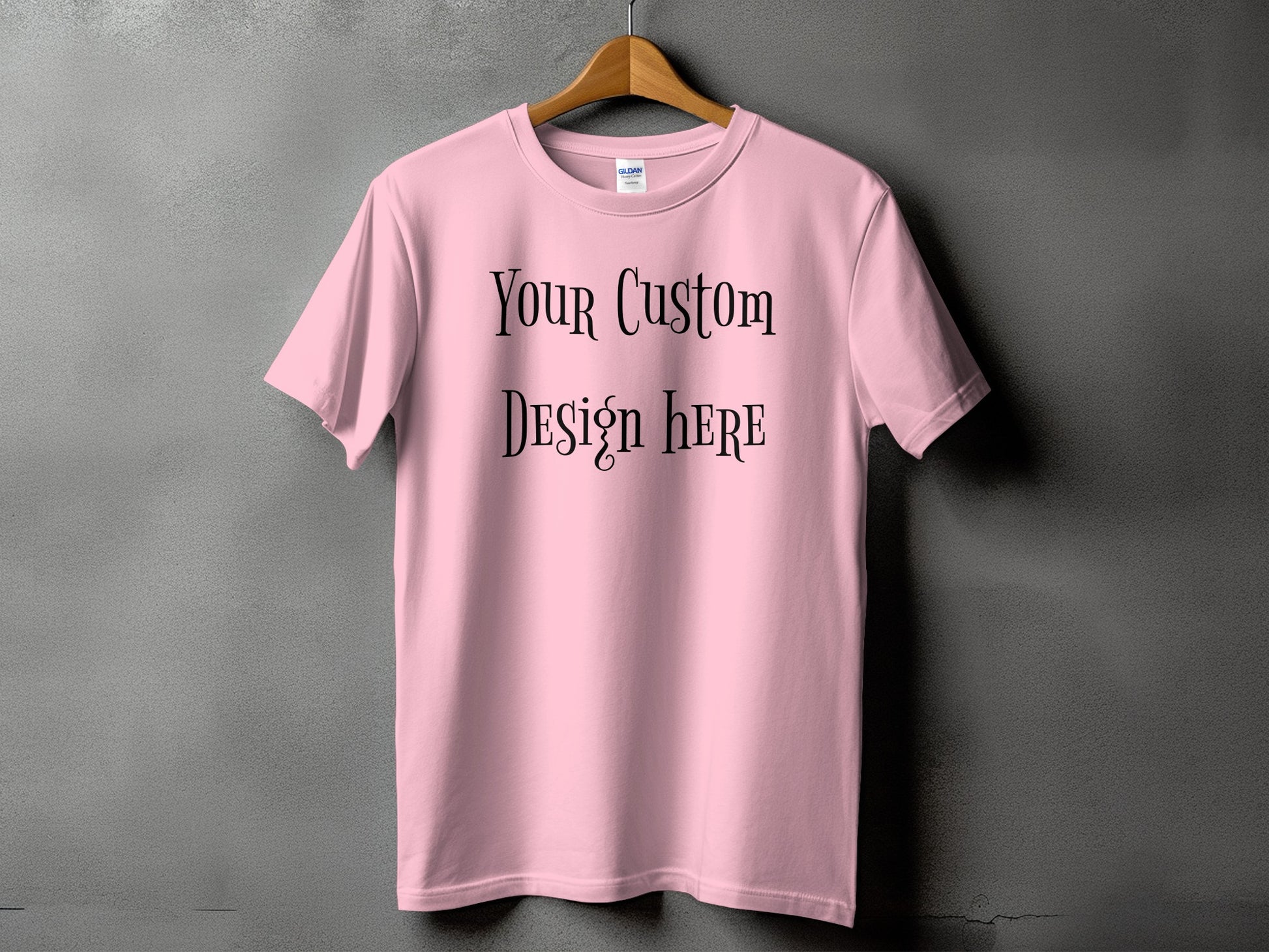 Personalized Custom Design Pink T-Shirt product type