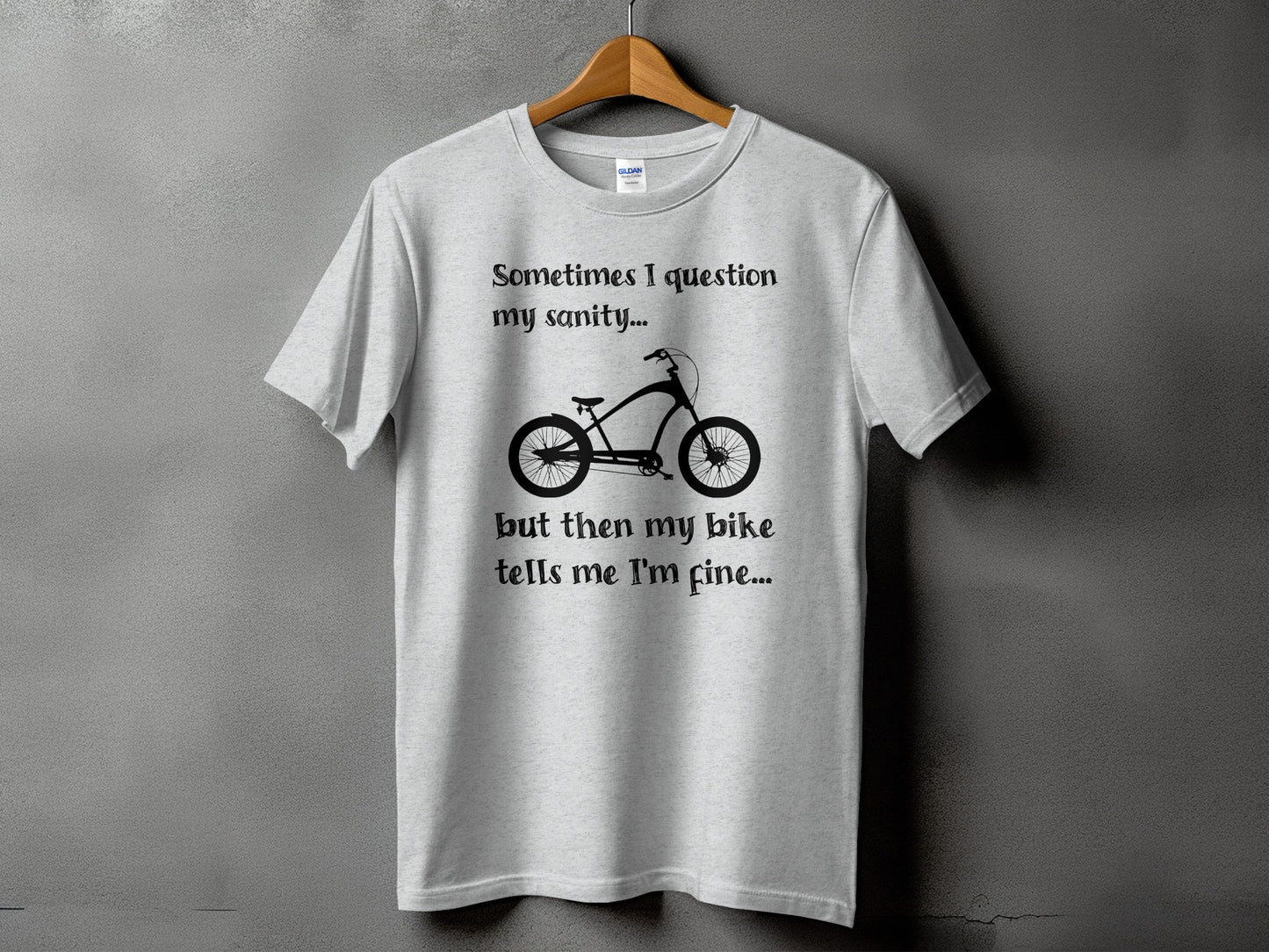 Sometimes I Question My Sanity Bike T-shirt product