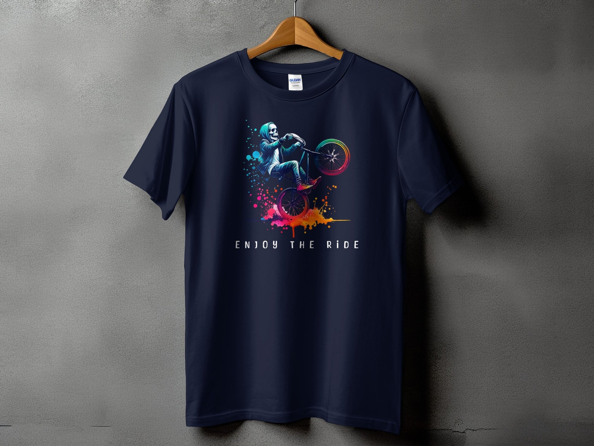 Enjoy The Ride Cycling Graphic T-shirt product