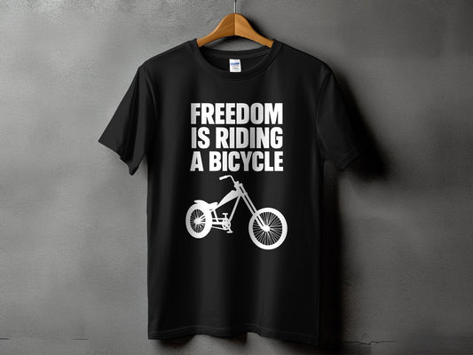 Freedom Is Riding A Bicycle T-shirt product