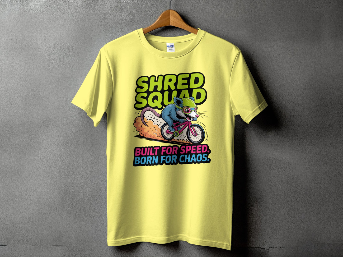 Shred Squad Funny Graphic Tee Shirt Novelty Product