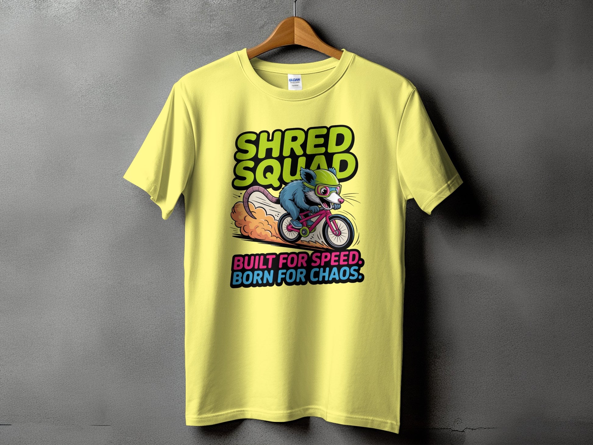 Shred Squad Funny Graphic Tee Shirt Novelty Product