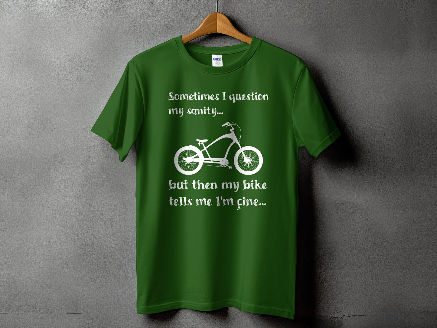 Sometimes I Question My Sanity Bike Shirt product type