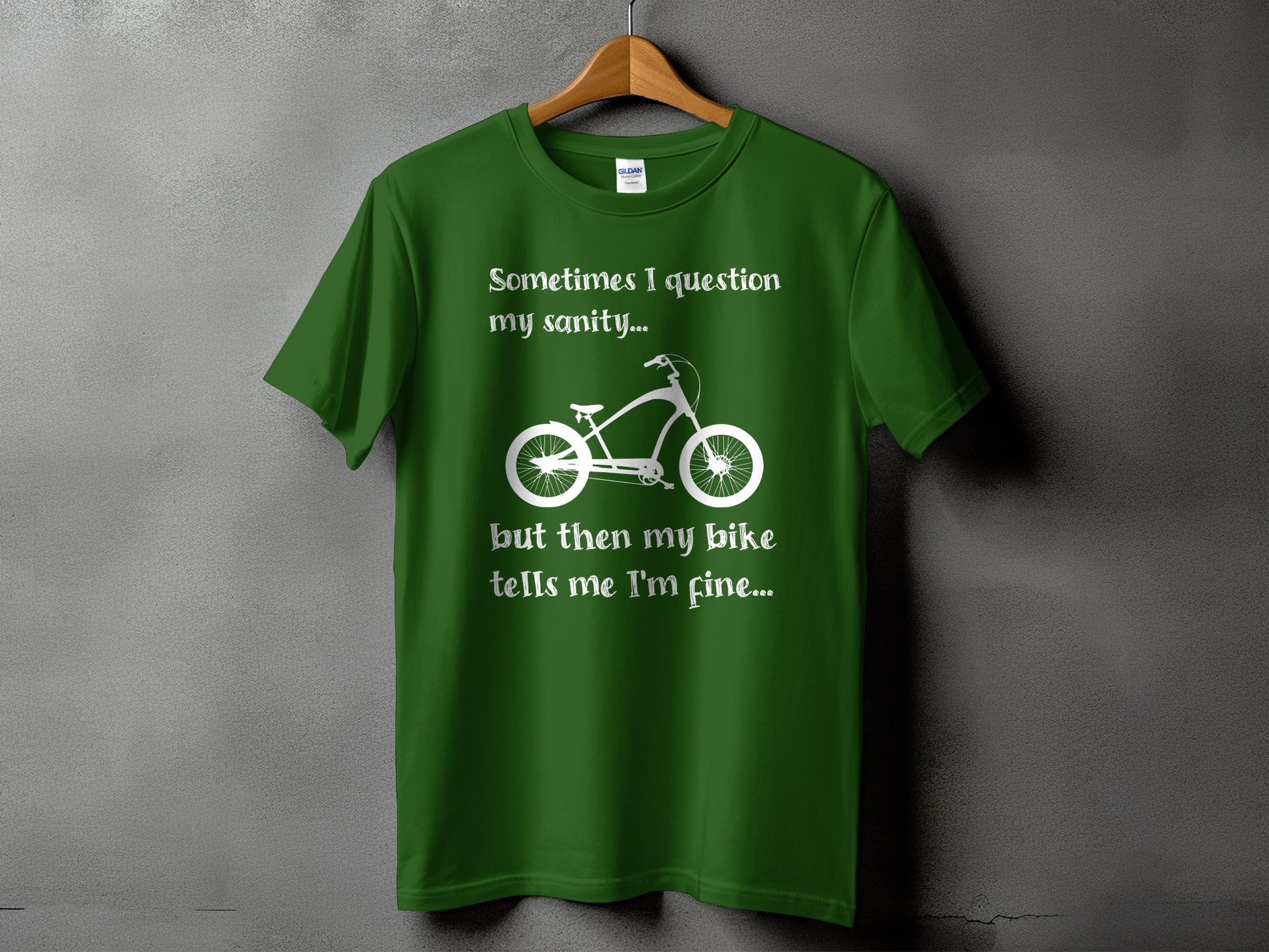Sometimes I Question My Sanity Bike Shirt product type