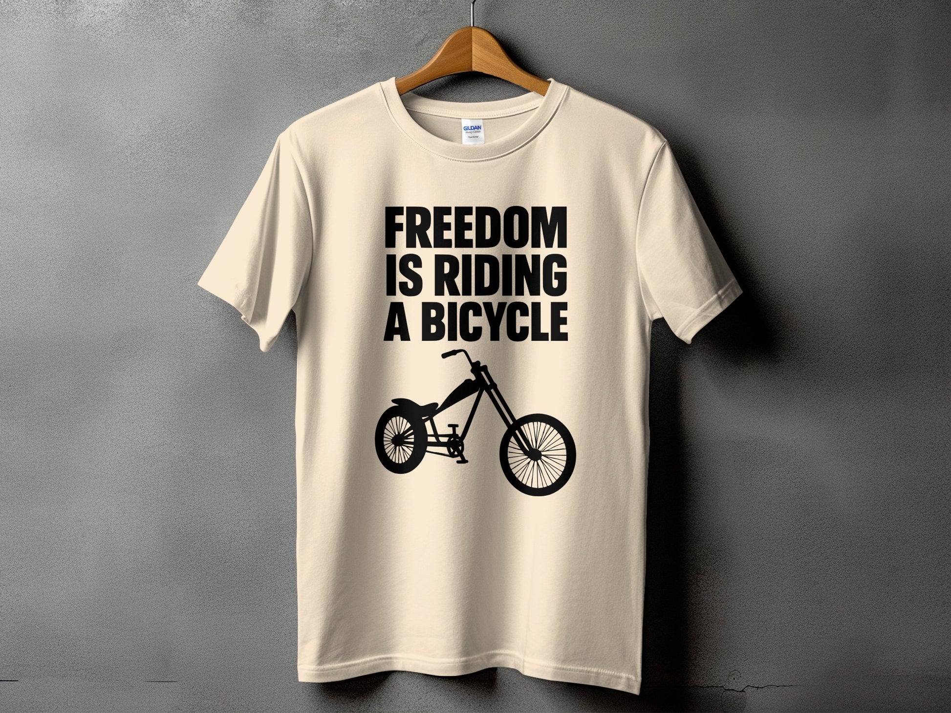 Freedom Is Riding A Bicycle Graphic Tee product