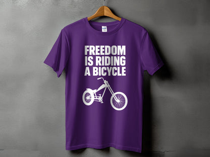 Freedom Is Riding A Bicycle T-Shirt product type